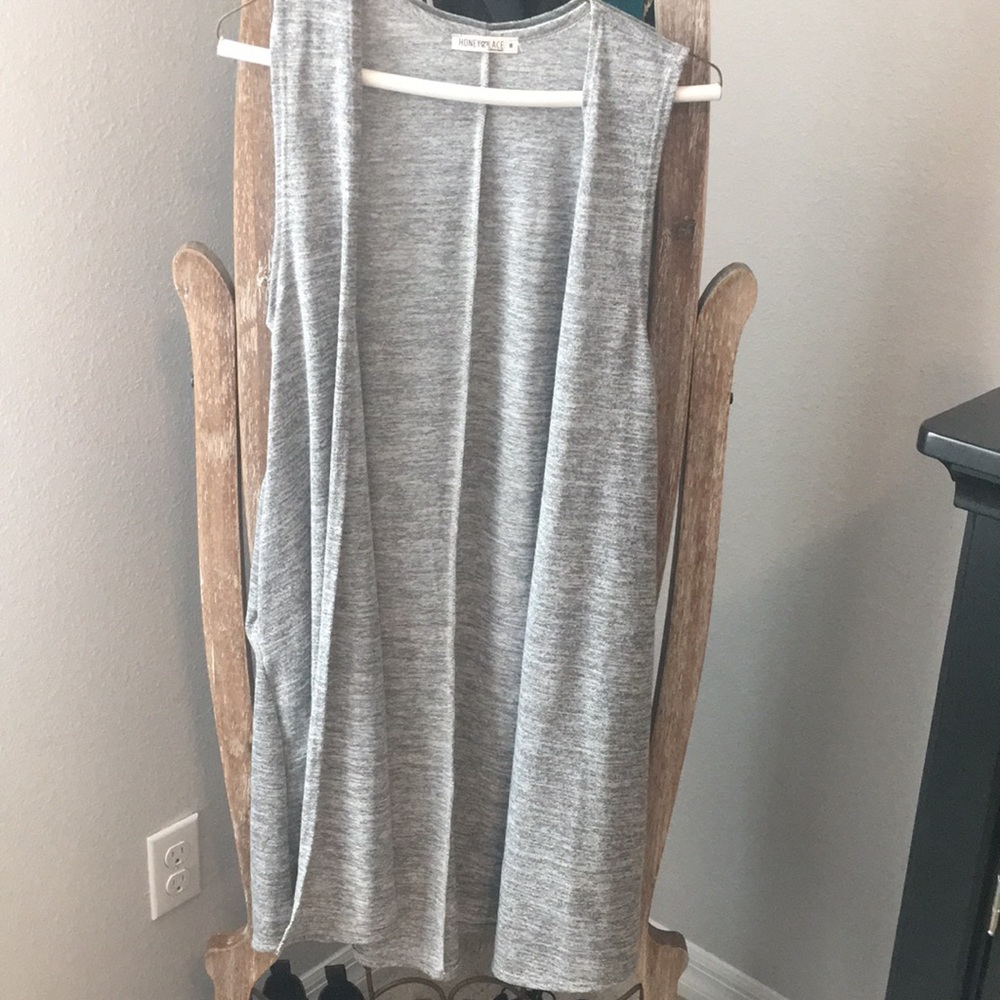 Long open cardigan with pockets!